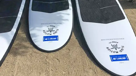 Stand-up paddleboards for rent on Wood Lake and Kalamalka Lake at Oyama